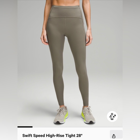 LIKE NEW LULULEMON SWIFT SPEED LEGGING 28” - Picture 1 of 4